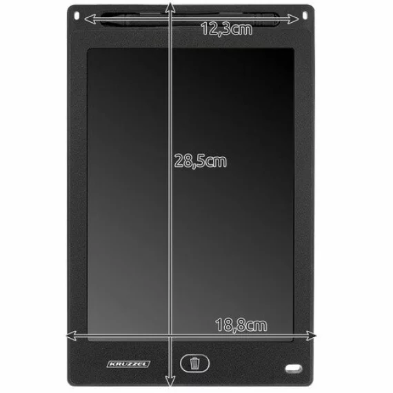 Tableta grafica pentru desen destinata copiilor, Kruzzel Drawing, 12 inch
