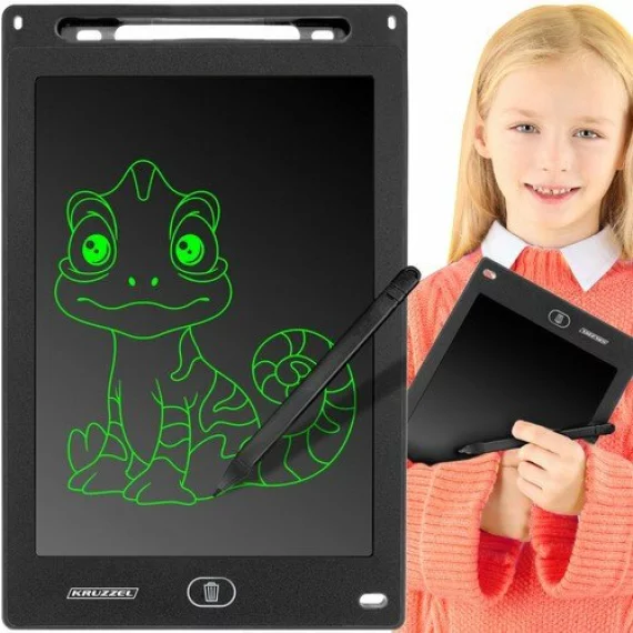 Tableta grafica pentru desen destinata copiilor, Kruzzel Drawing, 12 inch