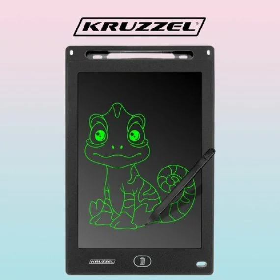 Tableta grafica pentru desen destinata copiilor, Kruzzel Drawing, 12 inch