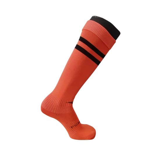 Jambiere fotbal pentru adulti si copii, unisex, Penalty BR 70, Fluo Orange