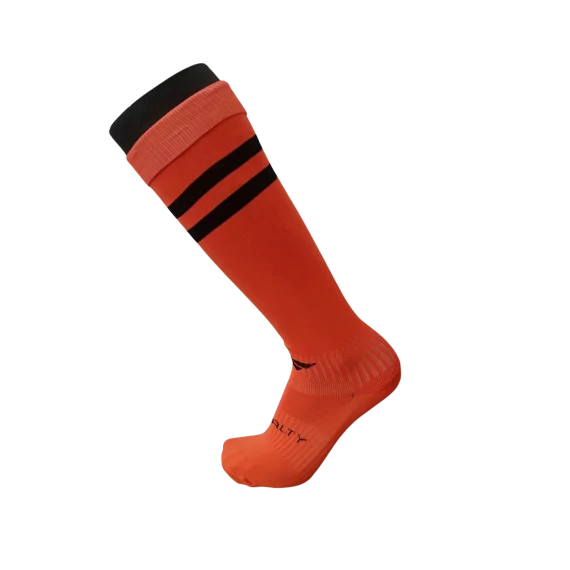 Jambiere fotbal pentru adulti si copii, unisex, Penalty BR 70, Fluo Orange
