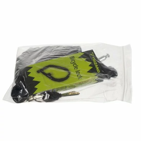 Antifurt Bicicleta Tip Lant Trizand 24028 90 cm cu Cheie Protectie Otel Inoxidabil