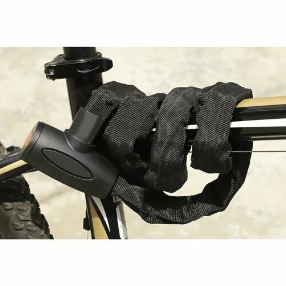 Antifurt Bicicleta Tip Lant Trizand 24028 90 cm cu Cheie Protectie Otel Inoxidabil
