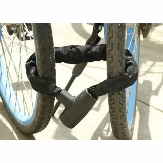 Antifurt Bicicleta Tip Lant Trizand 24028 90 cm cu Cheie Protectie Otel Inoxidabil