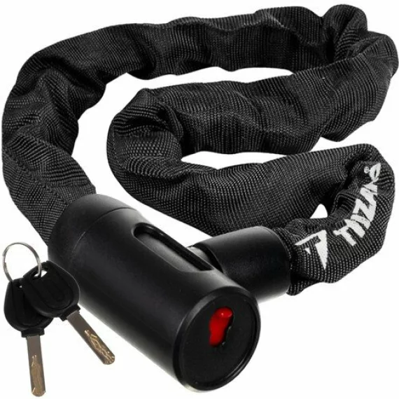 Antifurt Bicicleta Tip Lant Trizand 24028 90 cm cu Cheie Protectie Otel Inoxidabil