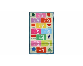 Covoras de sarituri pentru copii, Shapes Jumping Game 160 x 80 cm
