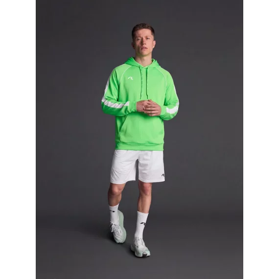 Hanorac Afiki Fluor verde/alb