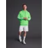 Hanorac Afiki Fluor verde/alb