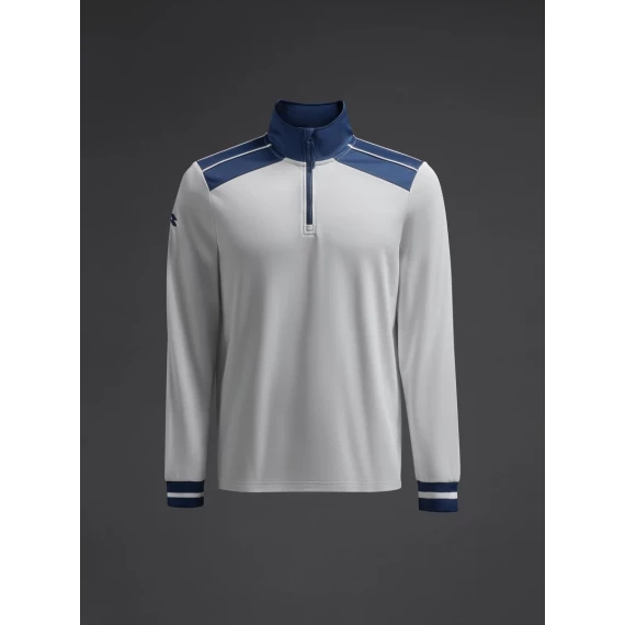 Hanorac Ishi Alb/Navy Blue