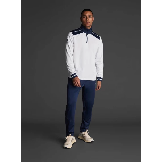 Hanorac Ishi Alb/Navy Blue
