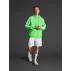 Jacheta Afiki Fluor verde/alb