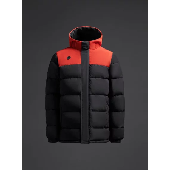Palton captusit Kanzu Negru/rosu