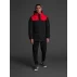 Palton captusit Kanzu Negru/rosu