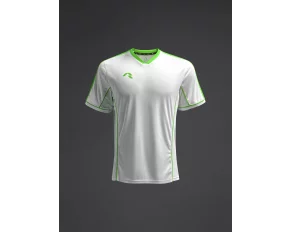 Tricou Afiki Alb/Fluor verde
