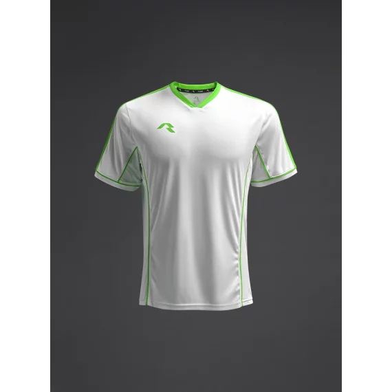 Tricou Afiki Alb/Fluor verde