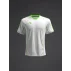 Tricou Afiki Alb/Fluor verde