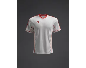 Tricou Afiki Alb/rosu
