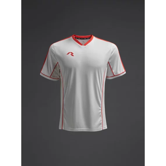 Tricou Afiki Alb/rosu