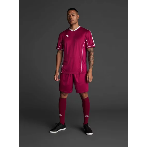 Tricou Afiki Burgundia/alb