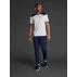 Tricou Ishi Alb/Navy Blue