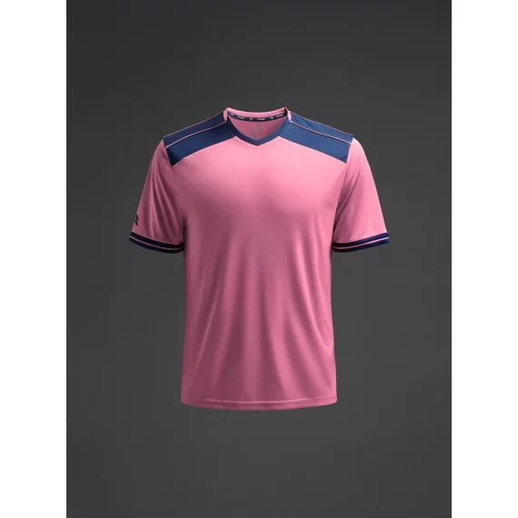 Tricou Ishi Roz bubblegum/albastru marin