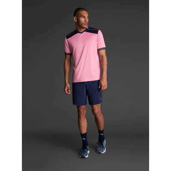 Tricou Ishi Roz bubblegum/albastru marin
