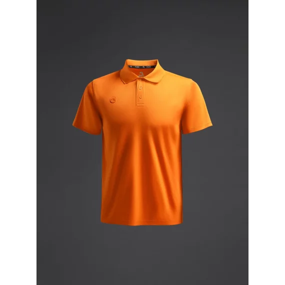 Tricou polo Rangi Fluor portocaliu
