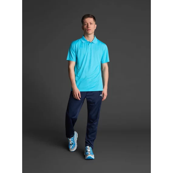 Tricou polo Rangi Fluor turcoaz