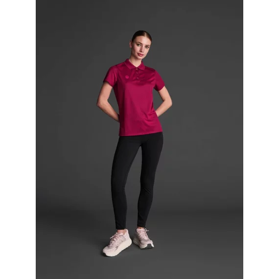 Tricou polo Rangi Woman Burgundy