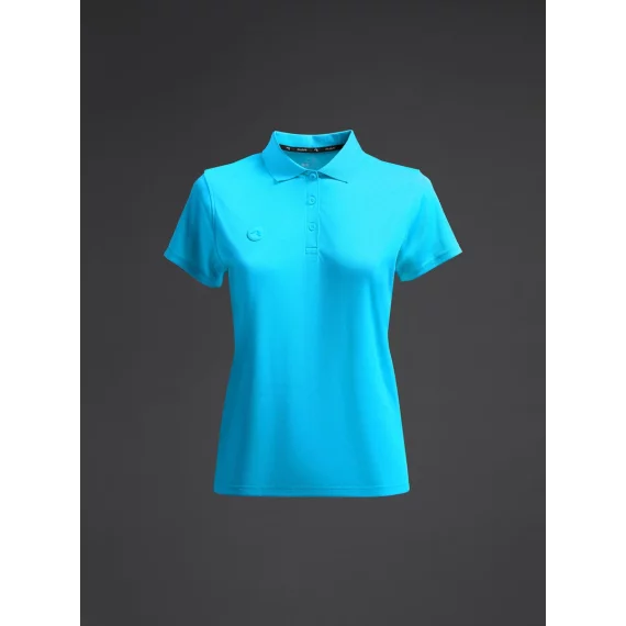 Tricou polo Rangi Woman Fluor turcoaz
