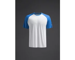 Tricou Ubora 2 Alb/ Albastru regal
