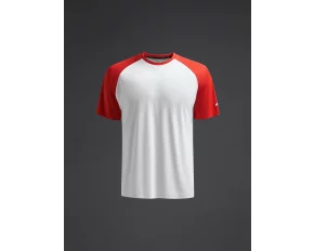 Tricou Ubora 2 Alb/rosu