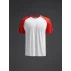 Tricou Ubora 2 Alb/rosu