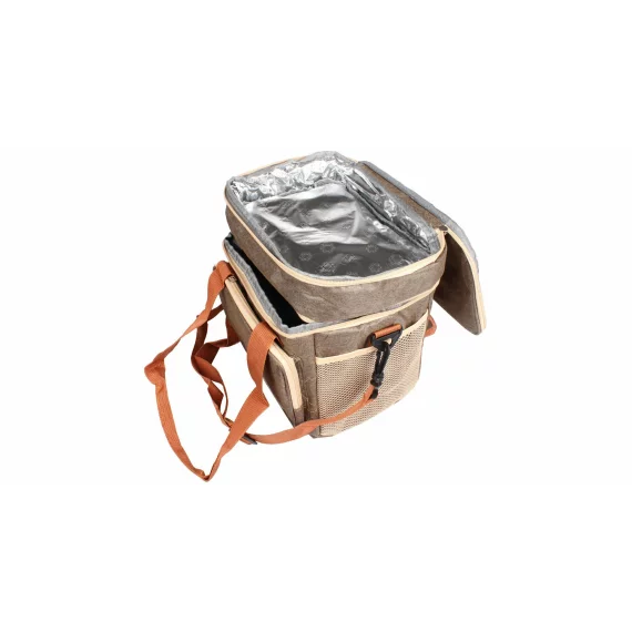 Geanta termoizolanta Merco Camping, 28 x 25 x 20 cm, maro