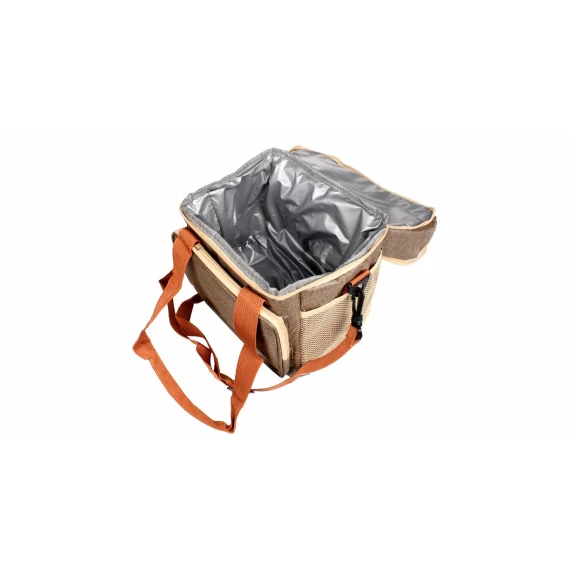 Geanta termoizolanta Merco Camping, 28 x 25 x 20 cm, maro