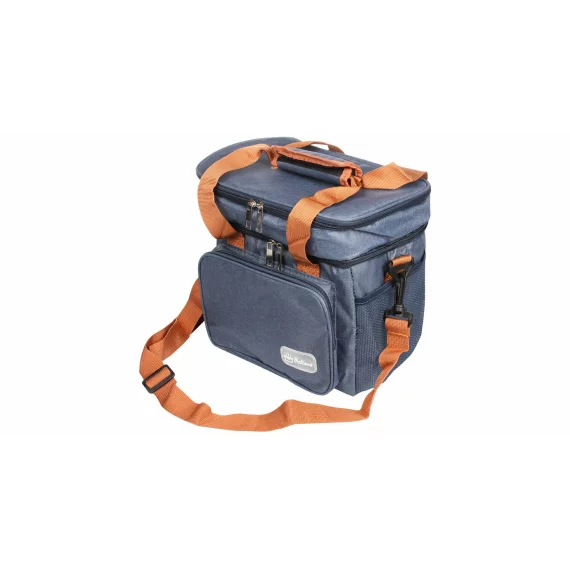 Geanta termoizolanta Merco Camping, 28 x 25 x 20 cm, albastru inchis