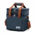 Geanta termoizolanta Merco Camping, 28 x 25 x 20 cm, albastru inchis