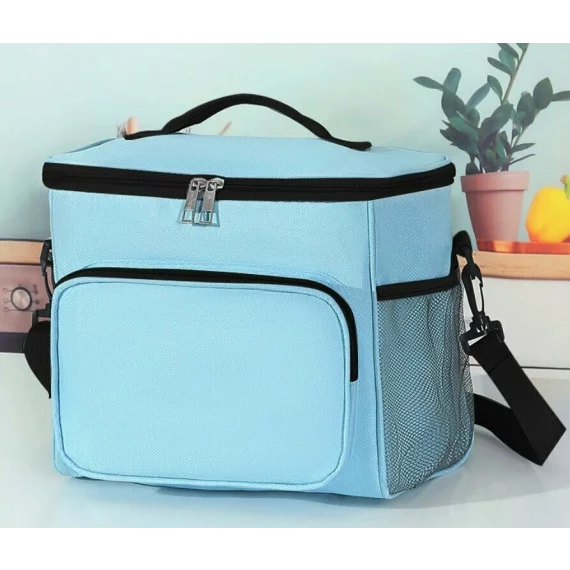 Geanta termoizolanta Merco CrossBody, albastru deschis