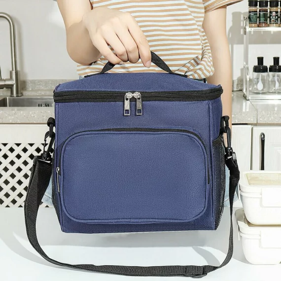 Geanta termoizolanta Merco CrossBody, albastru inchis