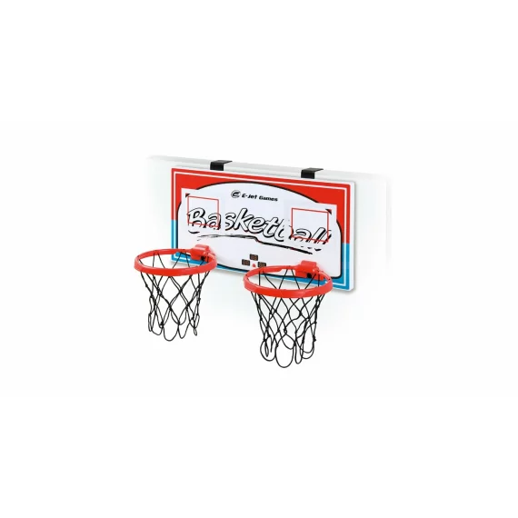 Panou de baschet LED cu sistem prindere pentru usa, Basketball Duo Hoop