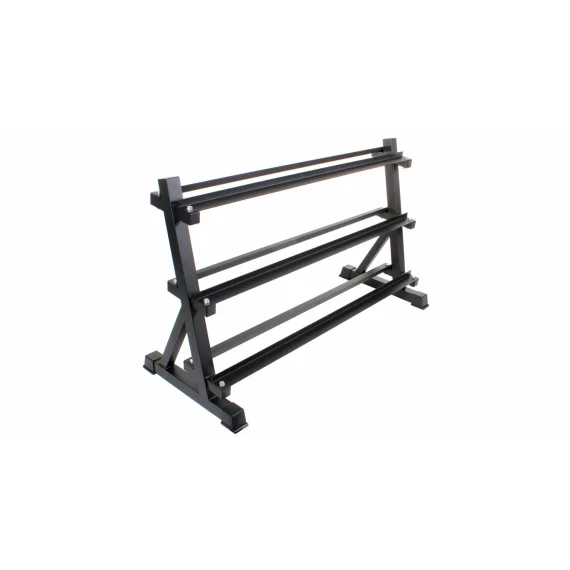 Suport din otel pentru gantere, Merco Dumbbell Rack 130, 130 x 80 x 55 cm