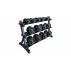 Suport din otel pentru gantere, Merco Dumbbell Rack 130, 130 x 80 x 55 cm