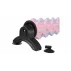 Rola pentru yoga cu ventuze, SC Yoga Roller F53, roz cu albastru