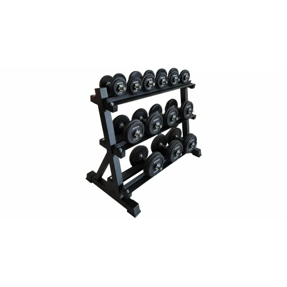 Suport din otel pentru gantere, Merco Dumbbell Rack 100,  100 x 80 x 55 cm
