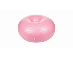 Minge de gimnastica Merco Donut 50, roz