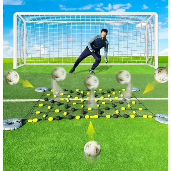 Plasa de rebound GK pentru antrenamentul portarilor, GK Rebound Net football agility aid