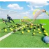 Plasa de rebound GK pentru antrenamentul portarilor, GK Rebound Net football agility aid