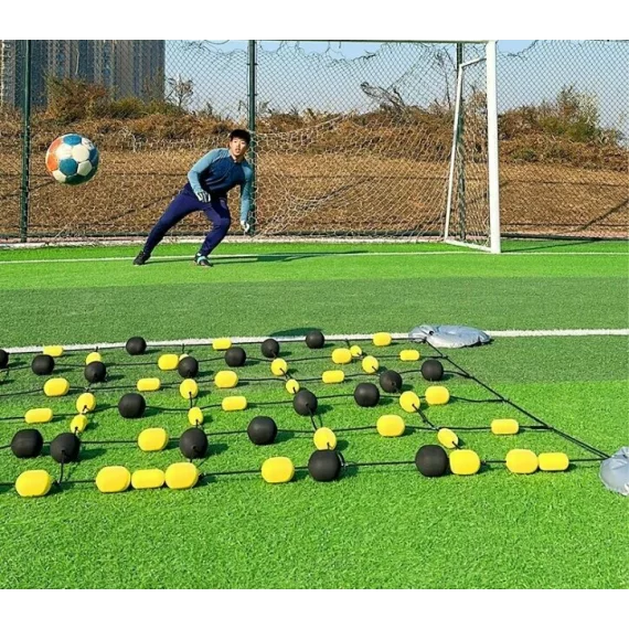 Plasa de rebound GK pentru antrenamentul portarilor, GK Rebound Net football agility aid