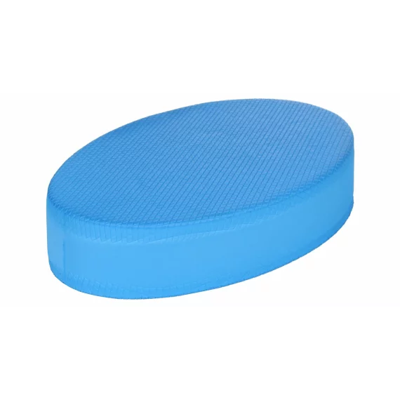 Perna de echilibru din TPE, 28 x 17 x 6 cm, Merco Balance Pad TPE 6, albastru