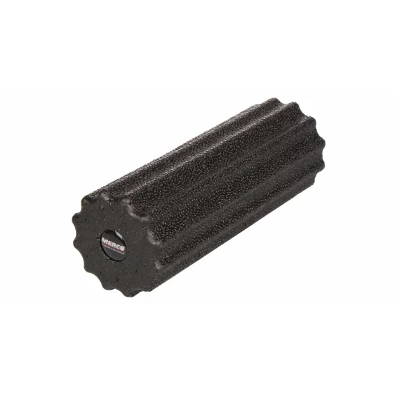 Mini roler yoga, Merco Mini Fascia Gear Roller, 15 x 5 cm, negru